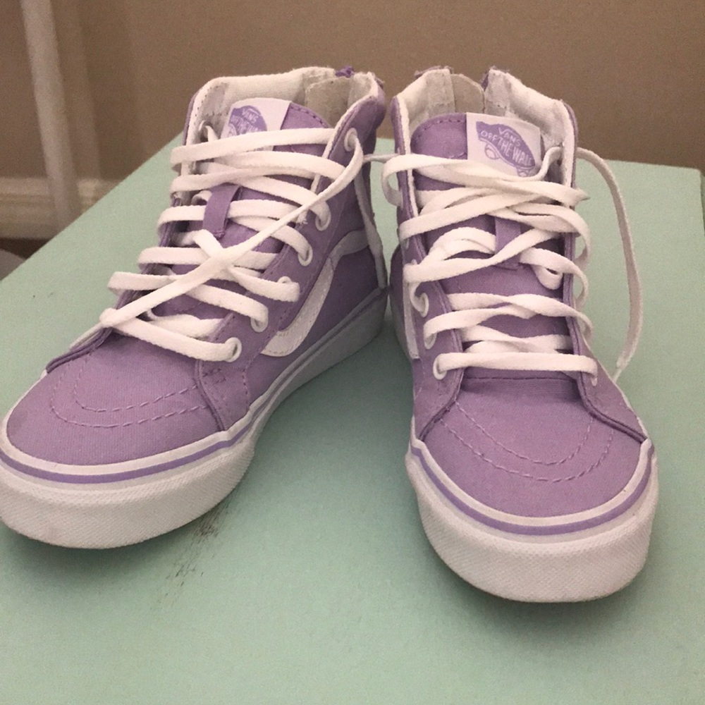 VANS high top sneakers in Lavender